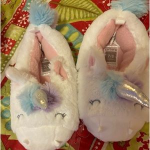 Carters unicorn slippers